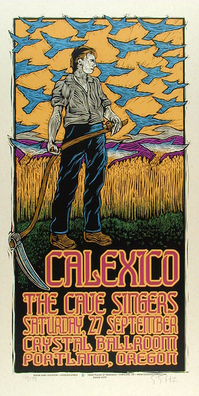 Gary Houston Calexico Poster