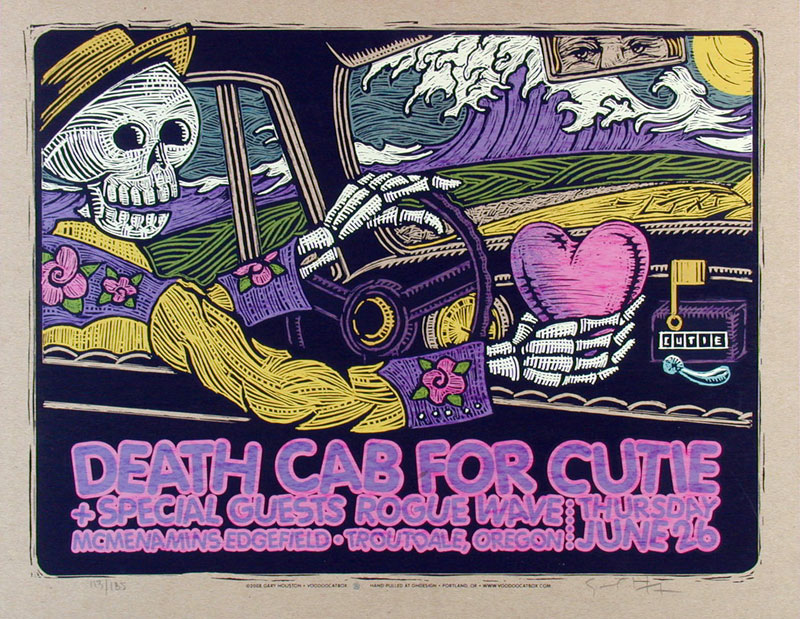 Gary Houston Death Cab For Cutie Poster