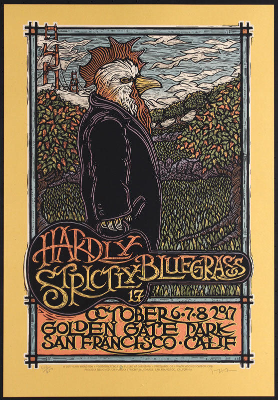 Gary Houston Hardly Strictly Bluegrass 17 Poster