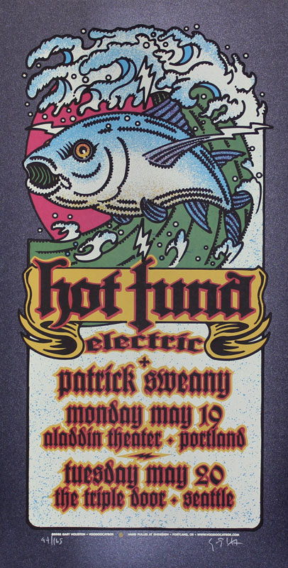 Gary Houston Hot Tuna Electric Poster