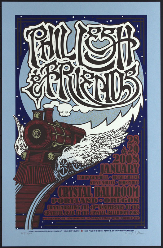 Gary Houston Phil Lesh And Friends Poster