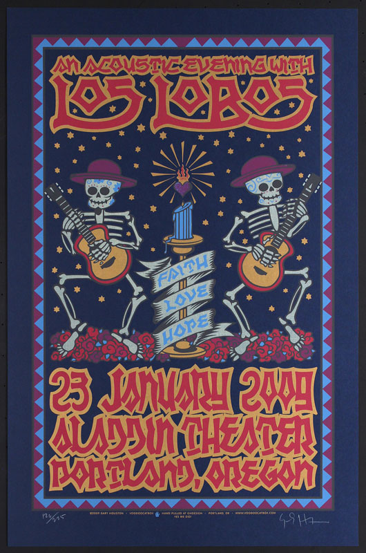 Gary Houston Los Lobos Poster