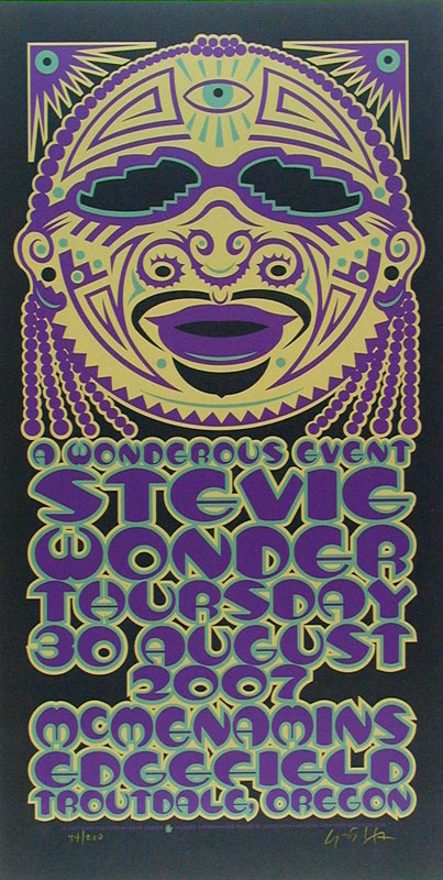 Gary Houston Stevie Wonder Poster