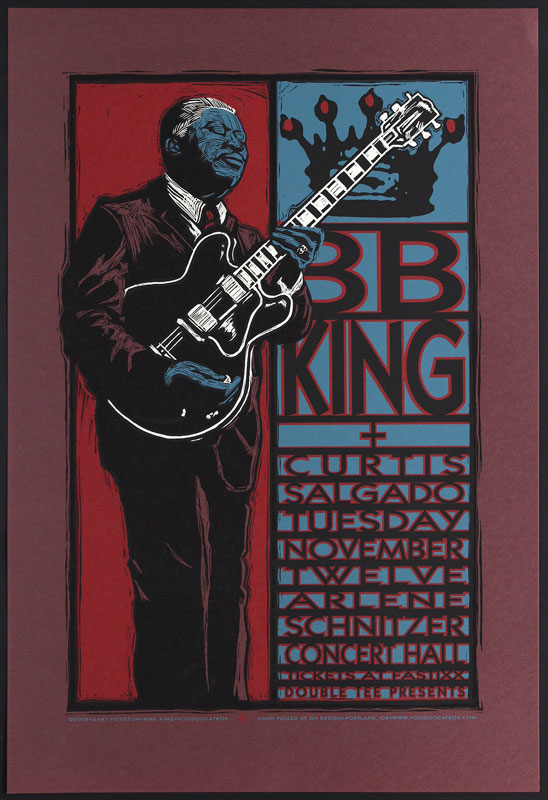 Gary Houston and Mike King BB King Poster