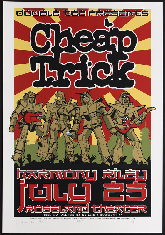 Mike King and Gary Houston Cheap Trick Poster