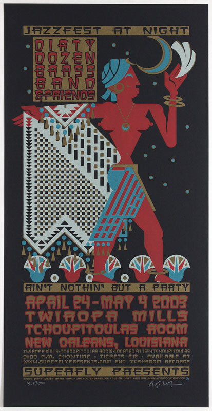Gary Houston Dirty Dozen Brass Band Poster