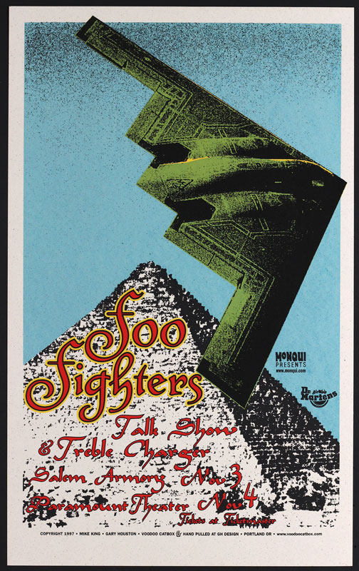 Mike King and Gary Houston Foo Fighters Poster
