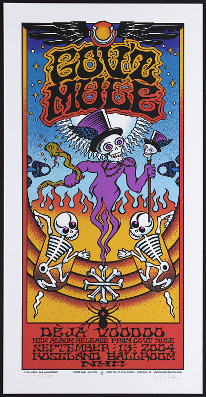 Gary Houston Gov't Mule Poster