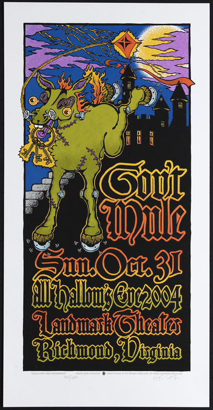 Gary Houston Gov't Mule Poster