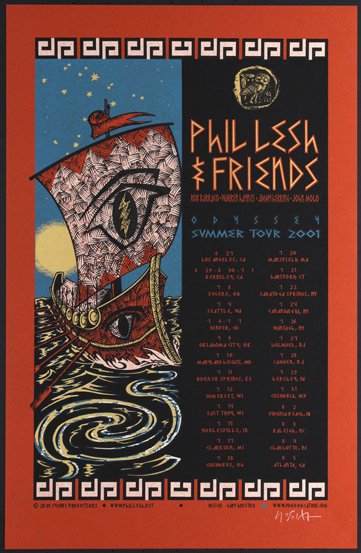 Gary Houston Phil Lesh And Friends Poster
