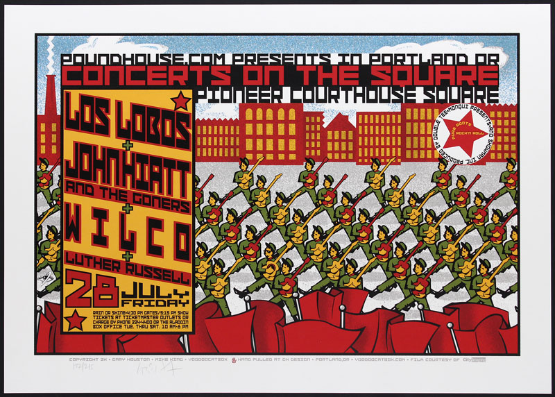 Gary Houston and Mike King Los Lobos Poster