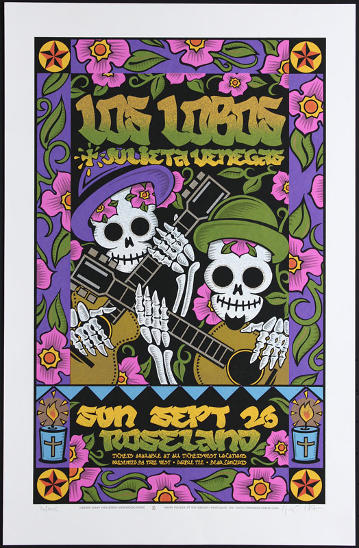 Gary Houston Los Lobos Poster