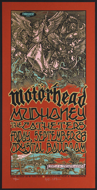 Gary Houston and Mike King Motorhead Poster