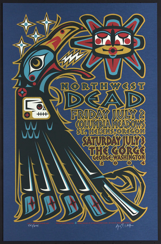 Gary Houston The Dead - Northwest Dead Poster