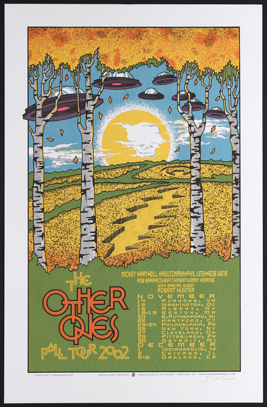 Gary Houston The Other Ones (Grateful Dead) Poster