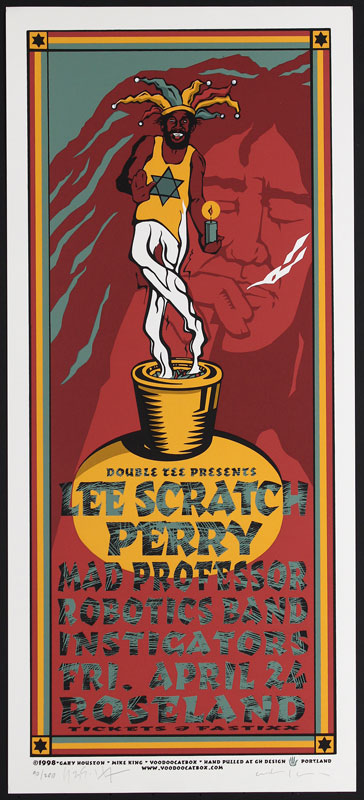 Gary Houston and Mike King Lee Scratch Perry Poster