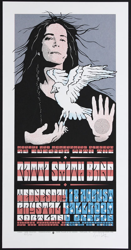 Gary Houston Patti Smith Band Poster