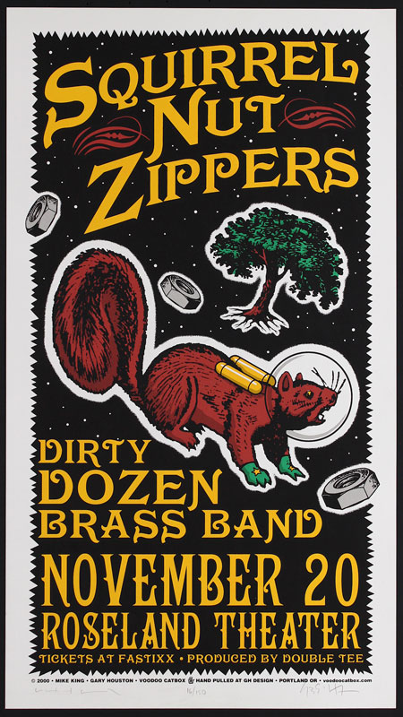 Mike King and Gary Houston Squirrel Nut Zippers Poster