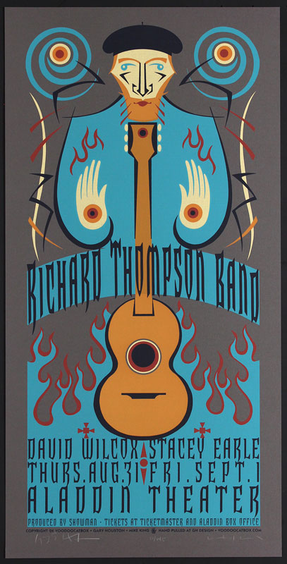Gary Houston and Mike King Richard Thompson Band Poster