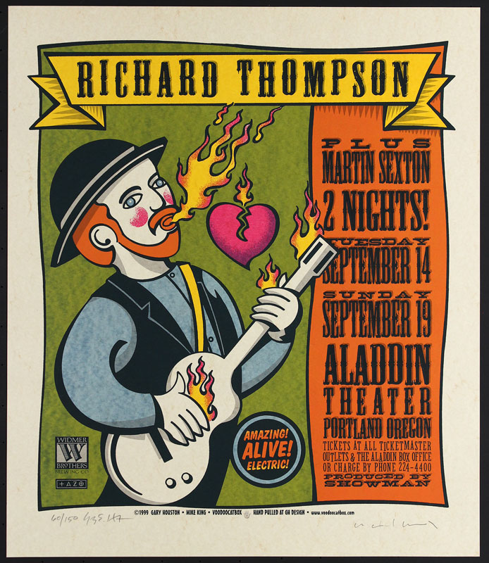 Gary Houston and Mike King Richard Thompson Poster