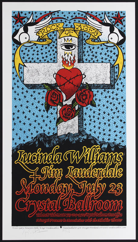 Gary Houston and Mike King Lucinda Williams Poster