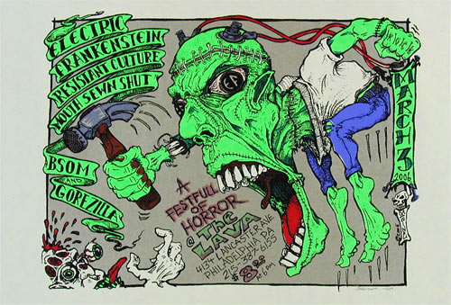 Paul Imagine Electric Frankenstein Poster
