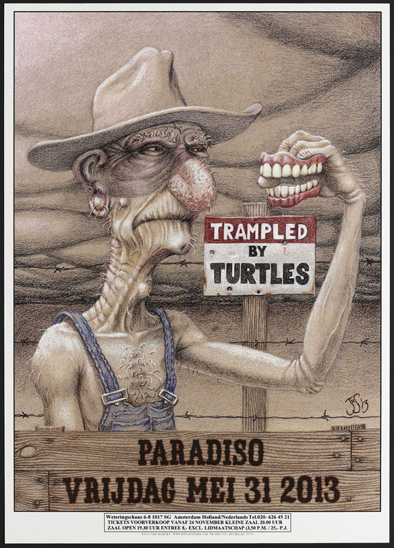 John Seabury Trampled By Turtles Poster