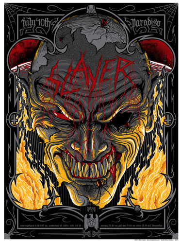 Mike Saputo Slayer Poster