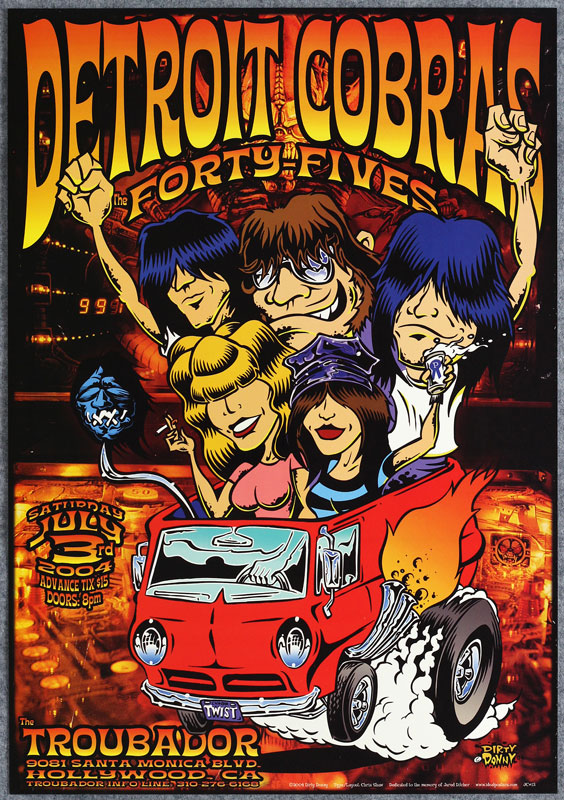 Dirty Donny Detroit Cobras Poster