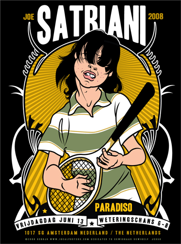 Scrojo Joe Satriani Poster