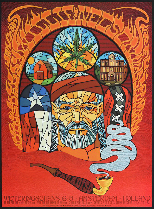 Chuck Sperry Willie Nelson Poster