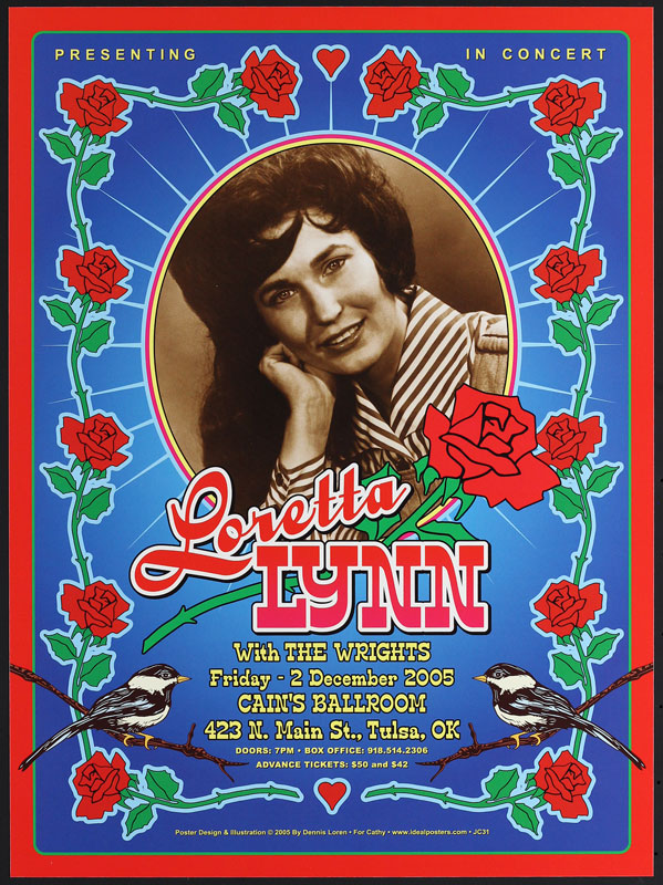 Dennis Loren Loretta Lynn Poster