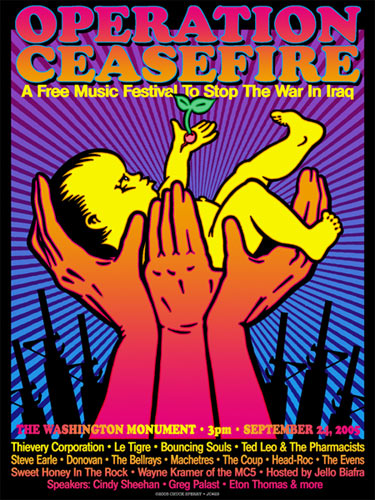 Chuck Sperry Operation Ceasefire Poster