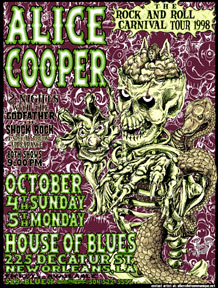 Allen Jaeger Alice Cooper Poster