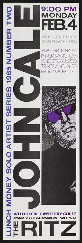 Jagmo - Nels Jacobson John Cale Poster