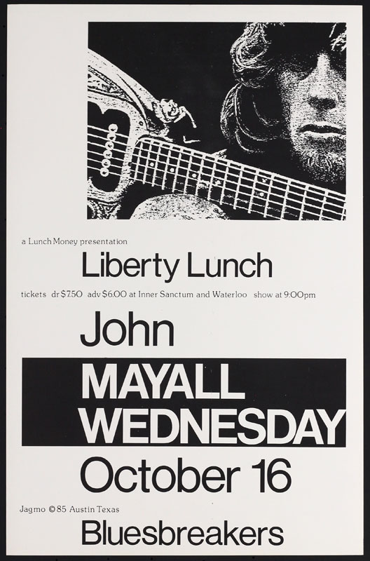 Jagmo - Nels Jacobson John Mayall Poster