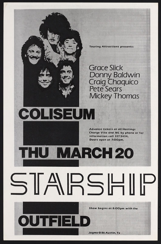 Jagmo - Nels Jacobson Jefferson Starship Poster