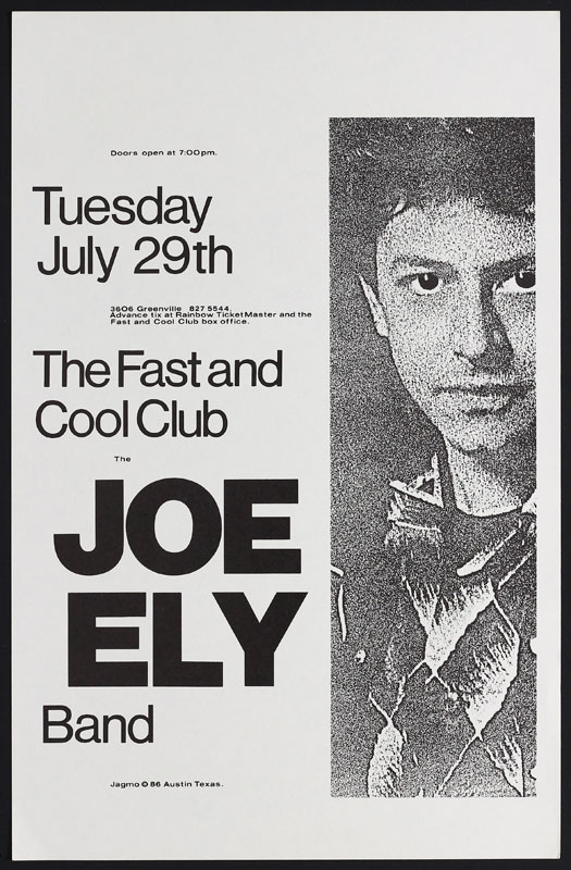 Jagmo - Nels Jacobson Joe Ely Poster