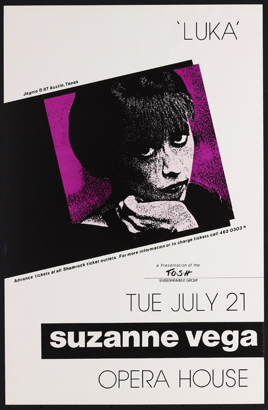 Jagmo - Nels Jacobson Suzanne Vega Poster