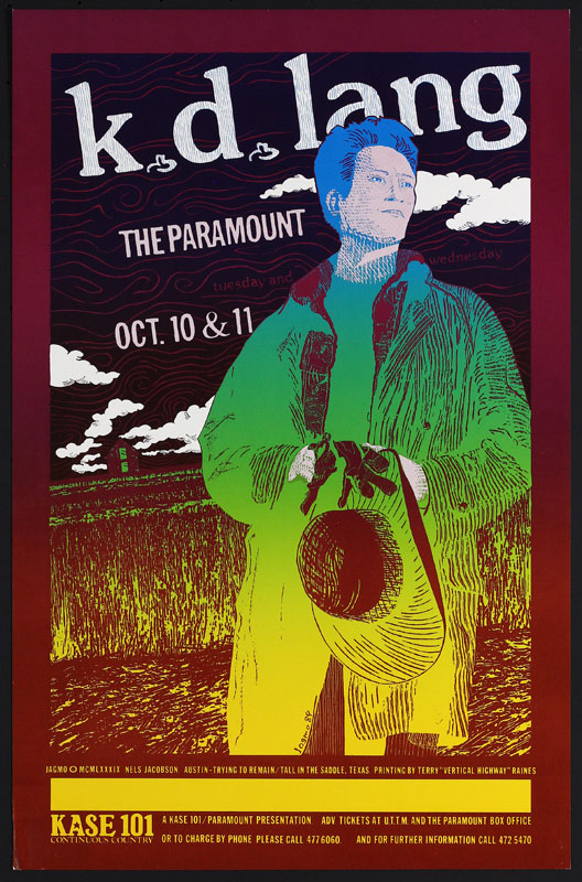 Jagmo - Nels Jacobson k.d. Lang Poster