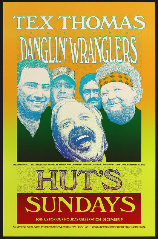 Jagmo - Nels Jacobson Tex Thomas & The Danglin' Wranglers Poster