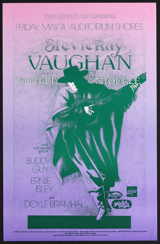 Jagmo - Nels Jacobson Stevie Ray Vaughan Poster