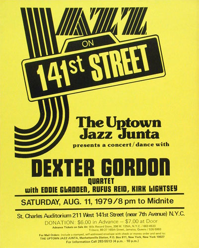 Dexter Gordon Quartet Poster
