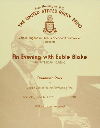 Eubie Blake Poster