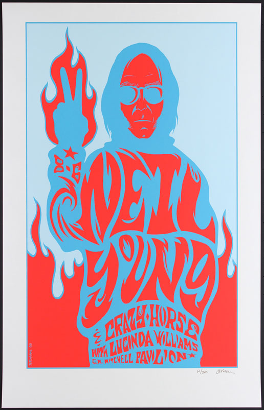 Jermaine Rogers Neil Young Poster