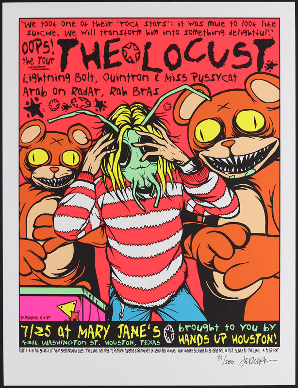 Jermaine Rogers The Locust Poster