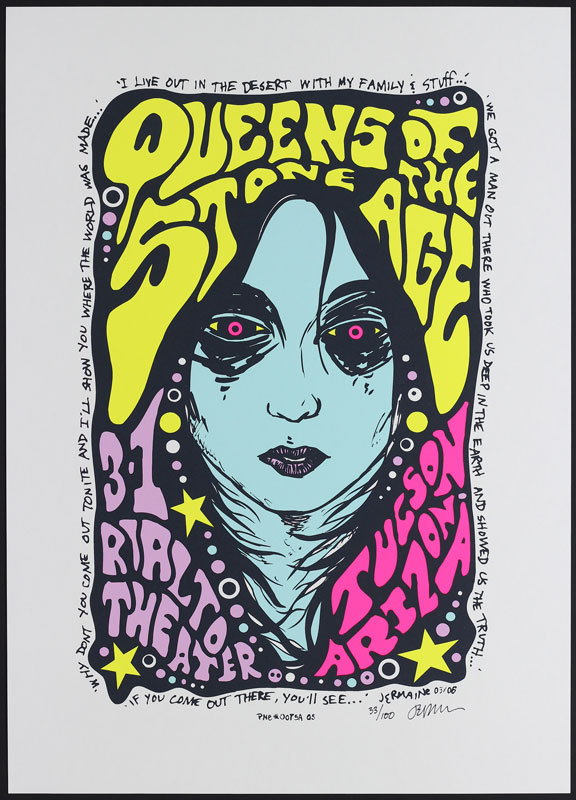 Jermaine Rogers Queens Of The Stone Age Poster