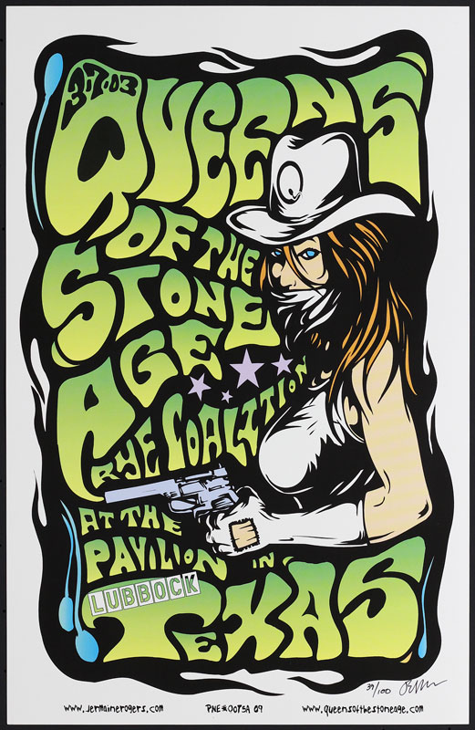 Jermaine Rogers Queens Of The Stone Age Poster