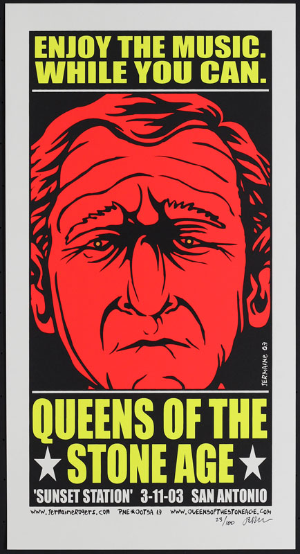 Jermaine Rogers Queens Of The Stone Age Poster