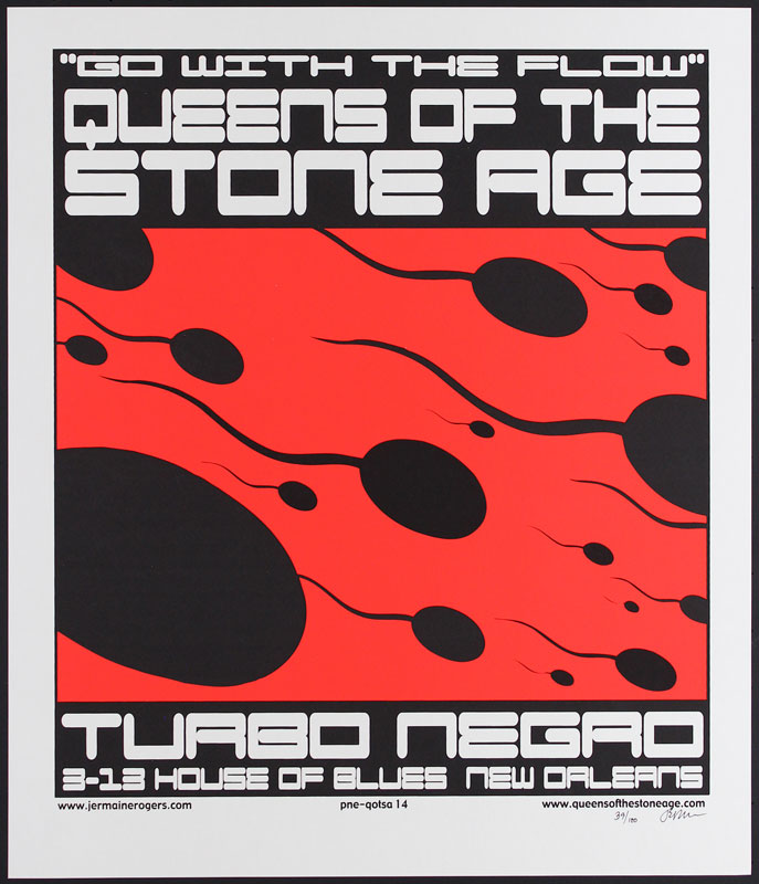 Jermaine Rogers Queens Of The Stone Age Poster